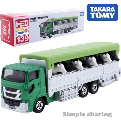 Takara Tomy TOMICA No.139 Cattle TRANSPORTER Truck Model Diecast Miniature Baby Toys Funny Magic Car Mould Hot Pop Kids Doll