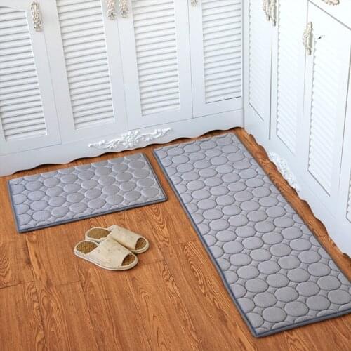 Zeegle Kitchen Mats Anti-slip Area Rug For Living Room Kids Bedroom Carpet Bedside Mats Absorbent Floor Mats Memory Foam Mats
