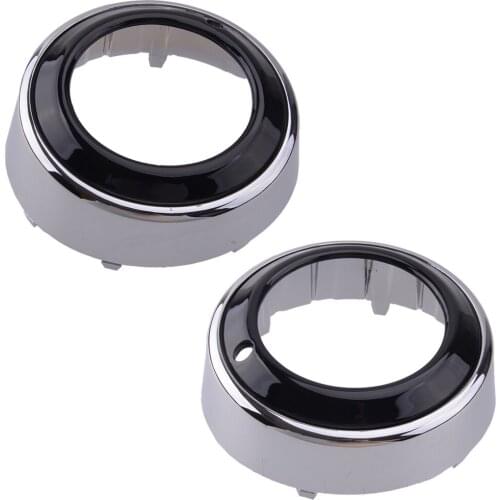 1 Pair Front Fog Light Lamp Surround Cover Frame Cap ABS Plastic 8321A289 8321A290 fit for Mitsubishi Outlander 2010 2011 2012