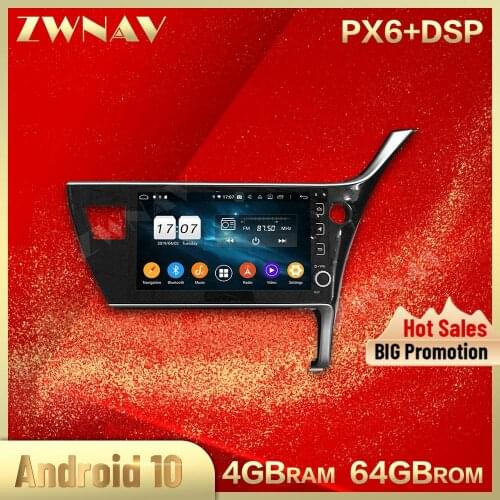 2 din Android 10.0 screen Car Multimedia player For Toyota Corolla 2018 video stereo Android WiFi GPS navi head unit auto stereo