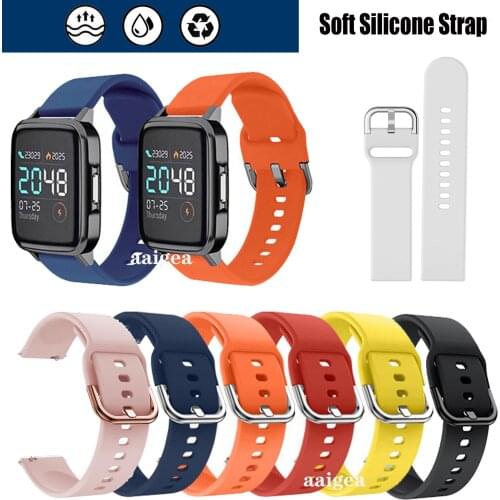 20mm Soft Silicone Band Strap for Haylou LS02 Band With Fashional Colors