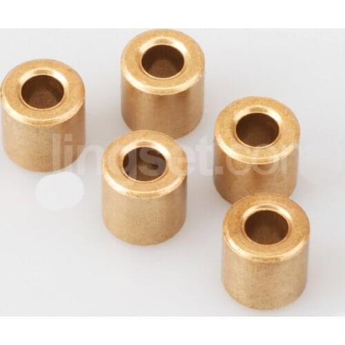 3pcs copper sets bearing powder metallurgy oily brass sleeve column sleeves bushing 3/4/5mm ID 6/8/9mm OD