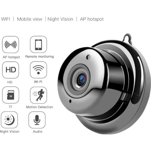 720P Mini Wireless WIFI IP Camera Multifunction HD Smart Home Security Household Surveilliance Camera Night Vision Pet Camera