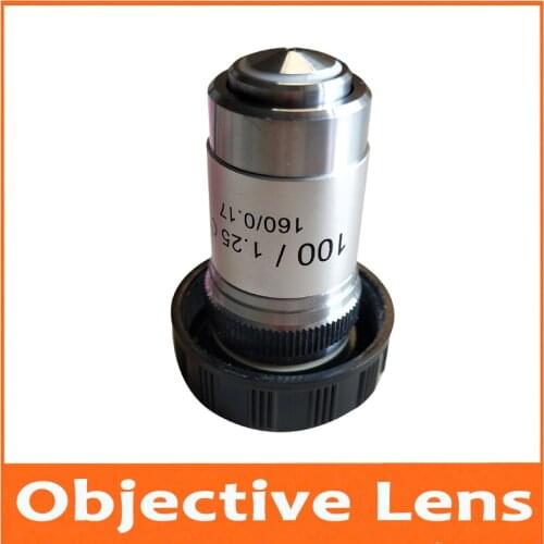 100X 195 Biomicroscope System Achromatic Lab Laboratory Education Bio-Microscope Biological Microscope Objective Lens Tube 160