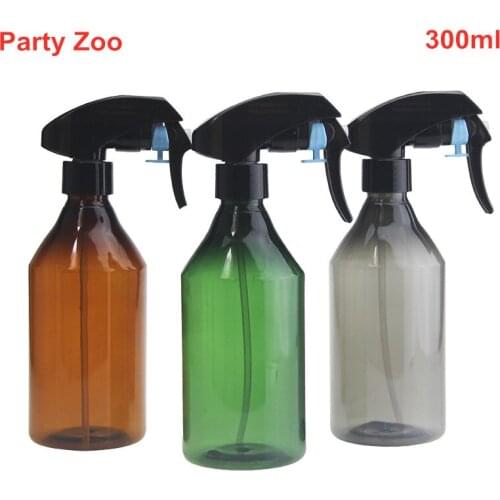 100 X 300ml PET & PP Material Spray Bottle Fine Mist Spray Bottle For Cleaning Liquid Gardening Trigger Water Sprayer 10oz