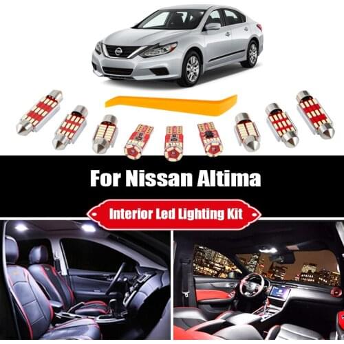 For Nissan Altima U13 L30 L31 L32 L33 1993-2020 Canbus Auto LED Interior Dome Map Light Car Trunk Door License Plate Lamp Kit