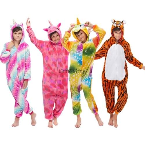 Fleece Pyjamas Kids Baby Girl Pajamas Unicorn Pajamas Toddler Pajamas Kids Sleepwear Girls Unicorn Clothes Pijama Toddler