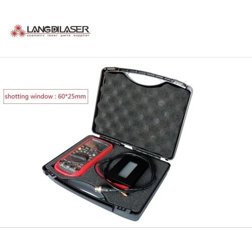 IPL & diode laser energy meter , measure Max window size : 60*25mm , energy range : 1J~200J , wavlength range : 350nm~2500nm