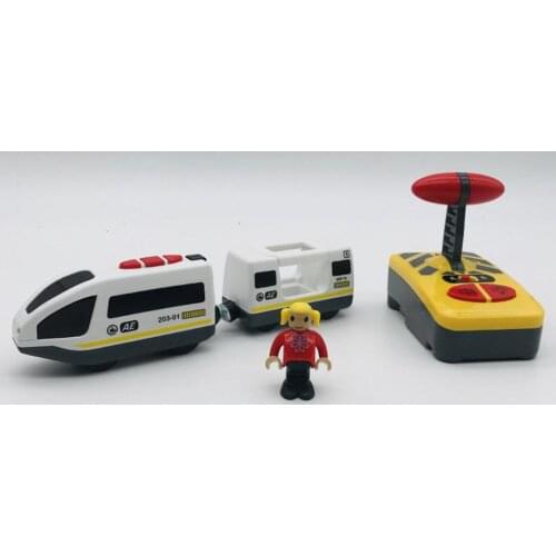 RC Magnetic Train Set Engine Train Toys with Sound & Light Effect, Toddler Kids Birthday Gift