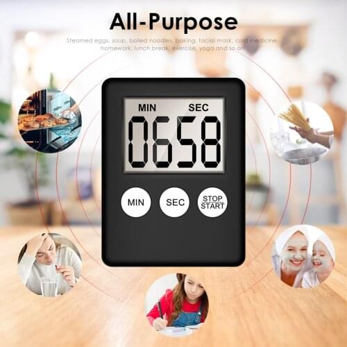 Multifunction Digital Kitchen Electronic Timers Cooking Count Up Alarm Sleep Stopwatch Temporizador Clock Kitchen Accessories
