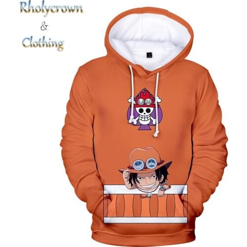 2020 Fashionable Trendy Hooded ONE PIECE Hoodie Men/Women Sweatshirt Ladies 3D Printing ONE PIECE Casual Pullover Clothes