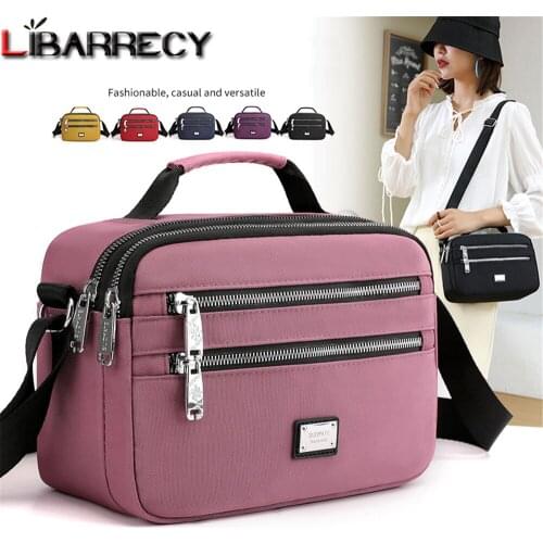 2021 New Multifunctional Ladies Shoulder Bag Solid Color Designer Womens Handbag High Quality Nylon Women Messenger Bags Bolsos