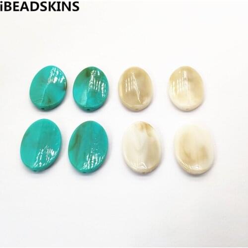 New arrival! 29x22mm 200pcs/lot solid Acrylic oval beads for earrings/Earring parts/jewelry findings Accessories DIY