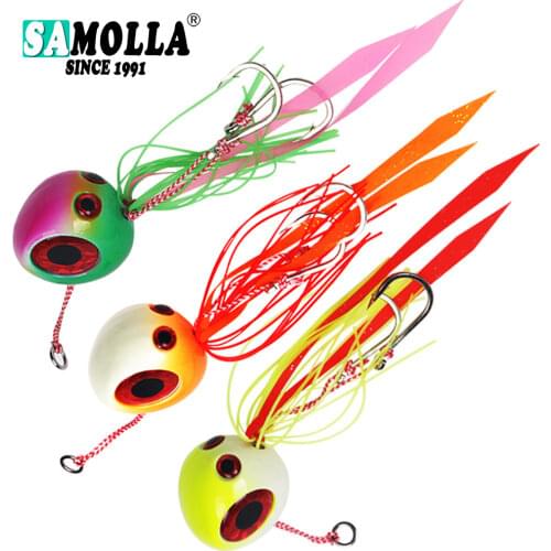 Inchiku Jig Fishing Lure Weights60-80g Metal Sinking Bait Peche Pike Fish Jigging Luminous Isca Artificial Pesca Saltwater Lures