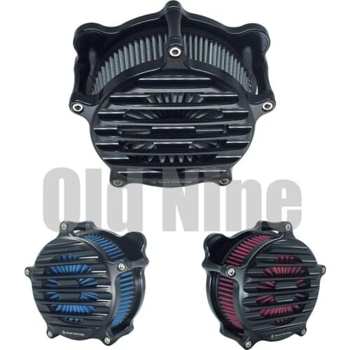 RSD Motorcycle Air Cleaner Air Filter For Harley Touring Road Glide 08-up XL Sportster 04-19 Dyna FXDLS Softail 00-18 FXSBSE