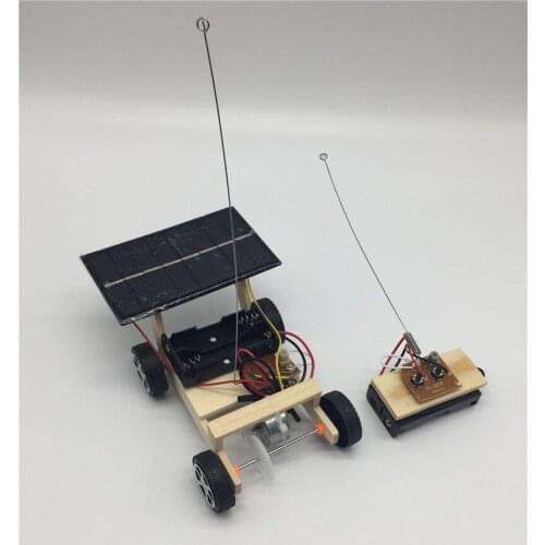 Puzzle science and education toy assembly solar remote control car scientific experiment creative model DIY technology small