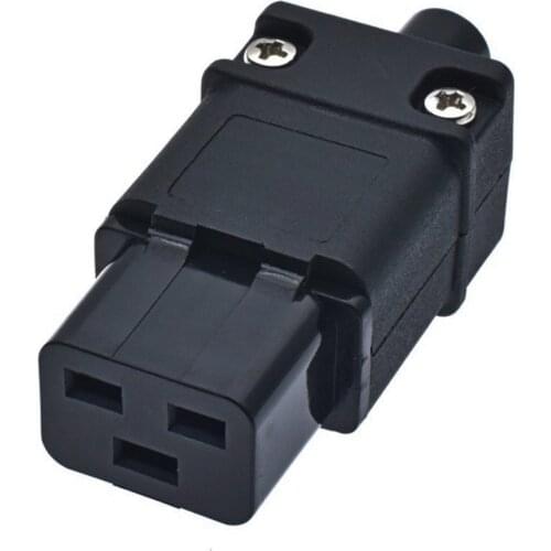 IEC-60320 C19 Female Receptale Power Cord Connector Rewireable Plug 100~250V 16A