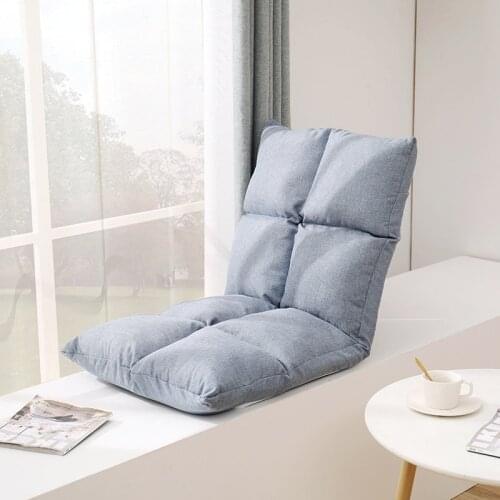 Tatami Folding Lazy Sofa Chair Couch Bed Cushion Chaise Lounge Chair with Backrest Adjustable Floor Gaming Padded