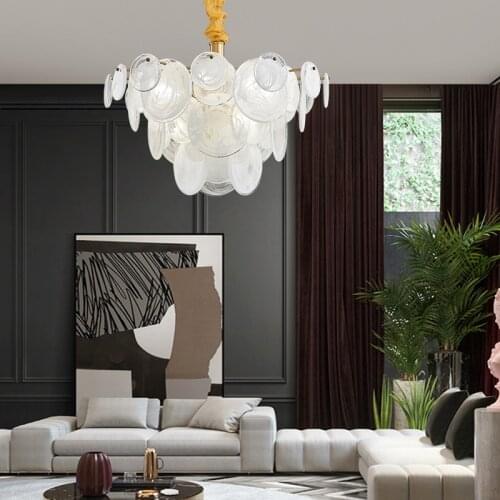 Postmodern Nordic Living Room Glass Chandelier Study Bedroom Dining Creative Art Model Room Hotel Decorative Lamps