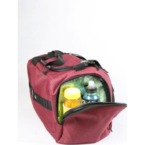Bags Shoulder Strap Maroon Large Size Sports And Travel Bag Water-Proof Cloth