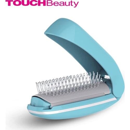 TOUCHBeauty High Frequency Vibration Scalp Massagers for Hair Growth, Foldable Detangling Hair Brush Mirror, Magic Brush TB-1178