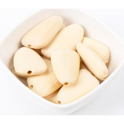 5Pcs Triangle Natural Wooden Loose Spacer Beads for Jewelry Making Diy 20x30mm New KL268