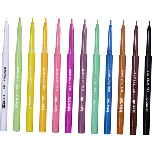 12x Colorful Eyeliner Waterproof Eye Liner Pen Makeup Lips Eyeshadow