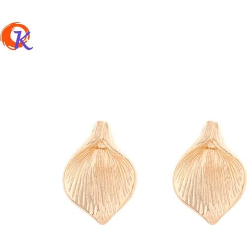 Cordial Design 100Pcs 13*18MM Jewelry Accessories/Earring Connectors/Petal Shape/DIY Jewelry Making/Hand Made/Earring Findings