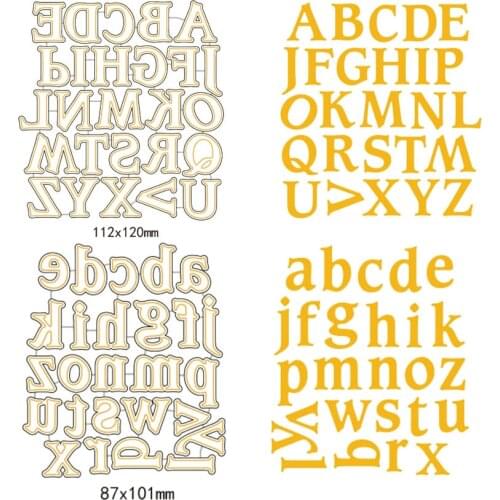 Alphabet Frames Metal Cutting Dies For Scrapbooking DIY Paper/photo Cards New Design Cutting Dies Craft Cutshipping