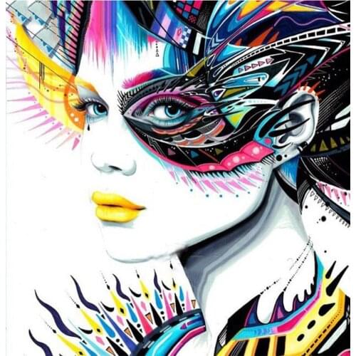 Diamond Painting Woman Full Square Drill Wall Sticker Diamond Embroidery Sale Diy Portrait Home Decoration