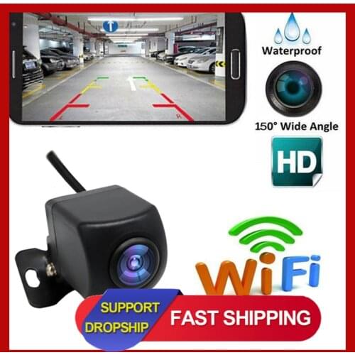 Wireless Car Rear View Camera WIFI auto Reversing Camera Vehicle Dash Cam Star Night Vision for iPhone/Android