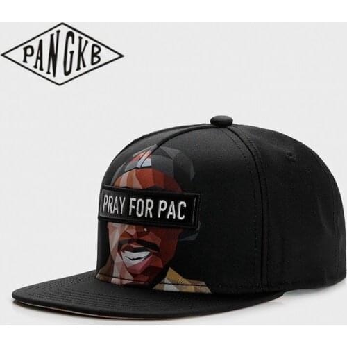 PANGKB Brand PACASSO CAP black one ventilation hip hop snapback hat for men women adult outdoor casual sun baseball cap
