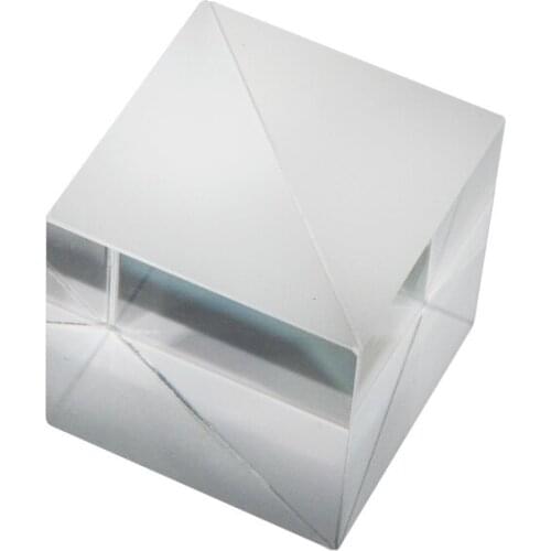 Dichroic Prism 25.4mm Semi-transmissive and Semi-reflective 1:1 Light Splitting Image Splitting and Projection Prism