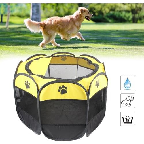 Pet Tent Houses For Small Dogs Portable Puppy Cats Pet Cage Delivery Room Foldable Outdoor Playpen Folding Kennels Fences