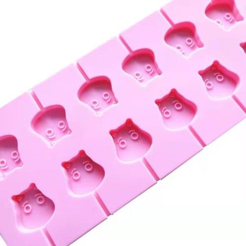 Biscuit Molds Kitchen Baking Gadget Candy Ice Cookie Mould Cow Sharp Chocolate Lollipop Molds without Rod