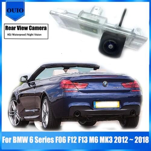 HD rear camera For BMW 6 Series F06 F12 F13 M6 MK3 2012 ~ 2018 Night vision / waterproof Backup Parking Reversing Camera