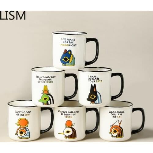 Coffee Mug White Ceramic Mug Milk Coffee Mug Tea Cup Cute Nordic Creative Milk Mini Tea Cup Coffee Mugs Travel Personality Mug
