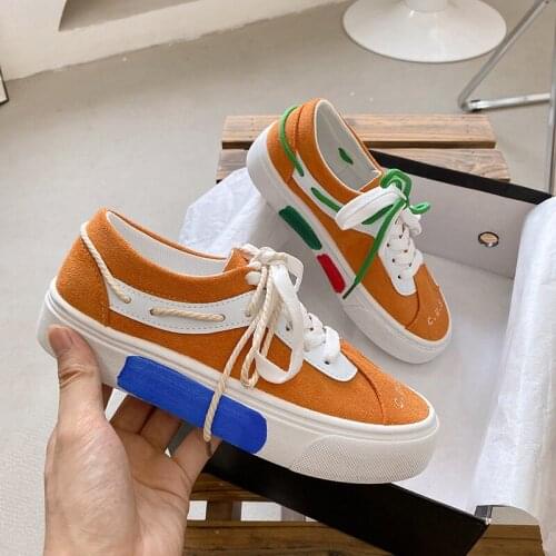 Sneakers Womens Sports Shoes Flats 2021 Spring Summer Female Fashion Casual Low Cut Canvas Footwear Zapatillas Mujer