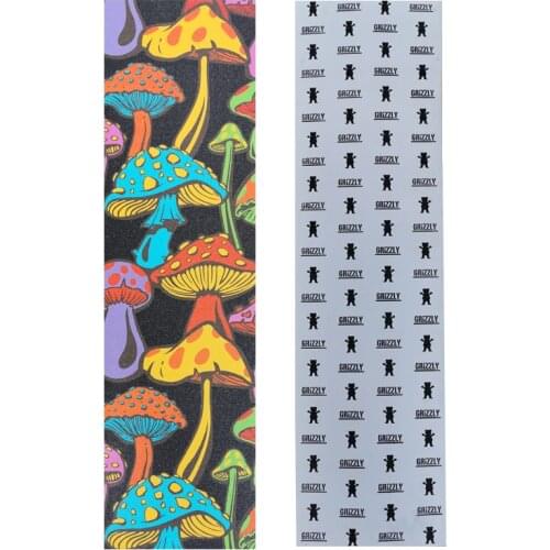 Skateboard grizzly grip tapes good quality OS780# designs 33*9inch professional level silicon carbide material