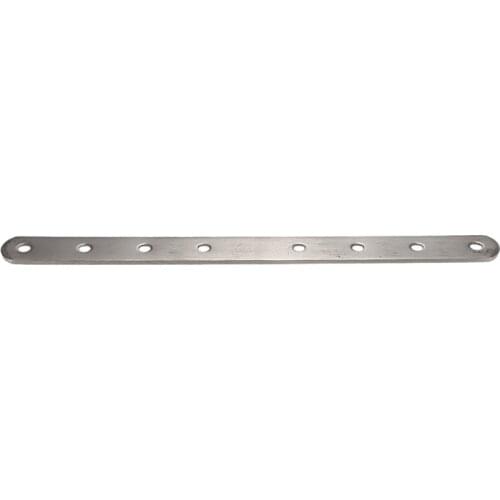 Metal 8 Holes Flat Straight Design Corner Brace Angle Bracket 250mm