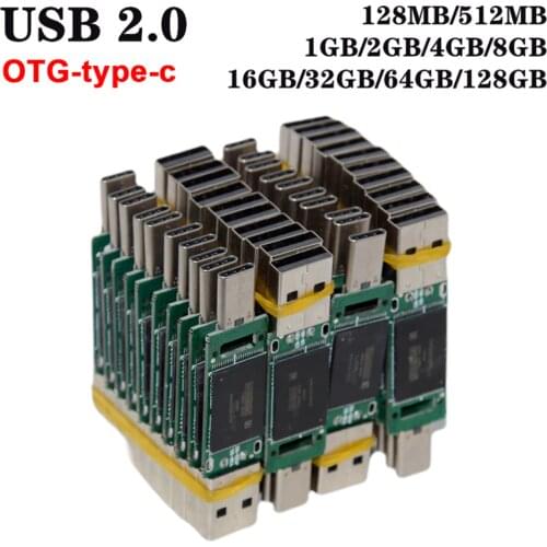 Factory wholesale mini chip USB Flash Drive USB 2.0 128GB 8GB 16GB 32G 64GB semi-finished Stick Pendrive Flash Drive Usb Stick