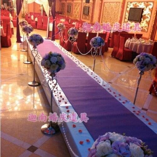 2016 new style 120cm / 47.2" Silver wedding flower vase wedding road lead wedding decoration 10 pcs/lot
