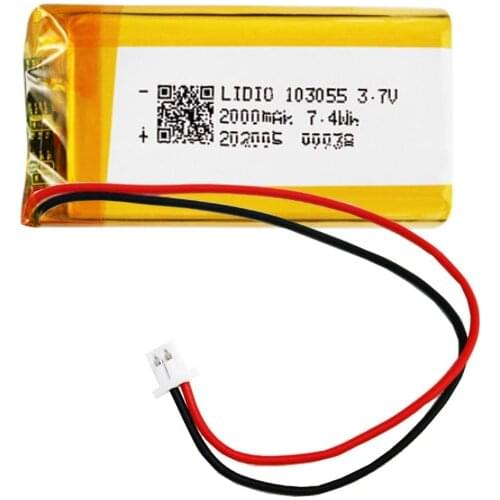 103055 3.7V2000mAh polymer lithium battery 103055 air purifier music flower pot mobile power battery