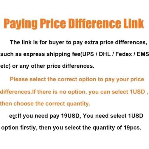 Price Difference Link for UPS DHL Fedex EMS shipping fee or others
