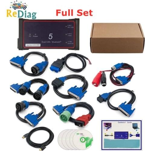 Without&With Bluetooth Dpa5 Dearborn Protocol Adapter 5 Heavy Duty Truck Scanner New Released DPA 5 Works For Multi-brands