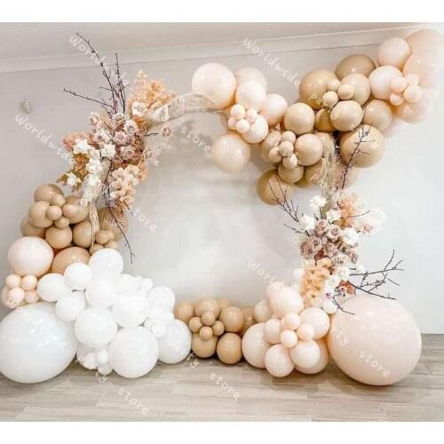 DIY Latex White Skin Balloon Garland Arch Kit Balloon Birthday Party Wedding Decor Baby Shower Background Decorations Baloons