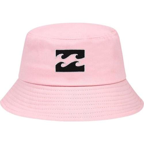 New High Quality Embroidery Surfing Fisherman Hat Foldable Womens Bucket Cap Cotton Beach Hat Tide Mens Panama Caps UV Hats