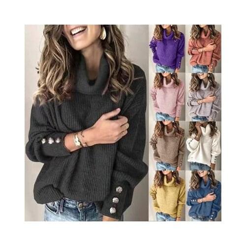 3XL 4XL 5XL Large Size Ladies Pregnant Turtleneck Sweater Pure Color Loose Pregnancy Sweater Casual Ladies 2020