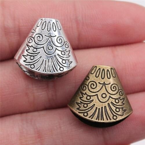 Tristana 8pcs 18x19x10mm Charm Tassel End Caps Bead Jewelry Findings Wholesale Tassel End Caps For Jewelry