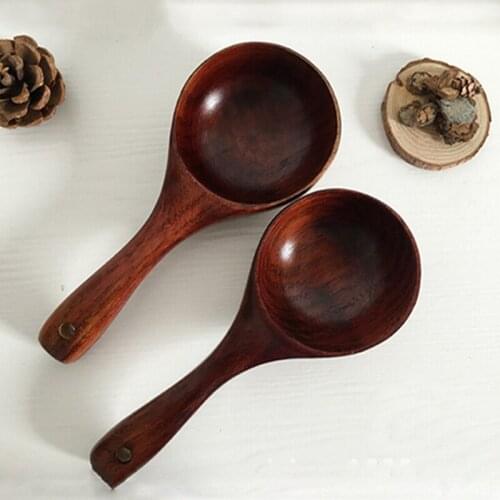 Japanese Rice Spoon Wood Tableware Spoon Soup Scoop Water Scoop Non Stick Cooker Kitchen Tool Kitchen Gadgets